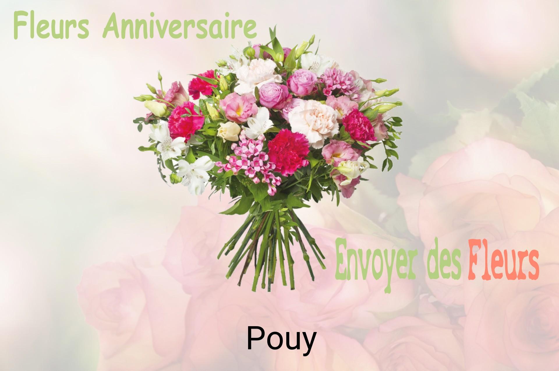 Bouquet de fleurs d’anniversaire livré à Pouy